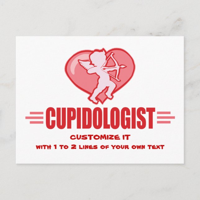 Postal Festiva Valentine humorístico (Anverso)