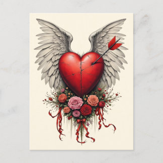 Postal Festiva Valentine "Love Struck"