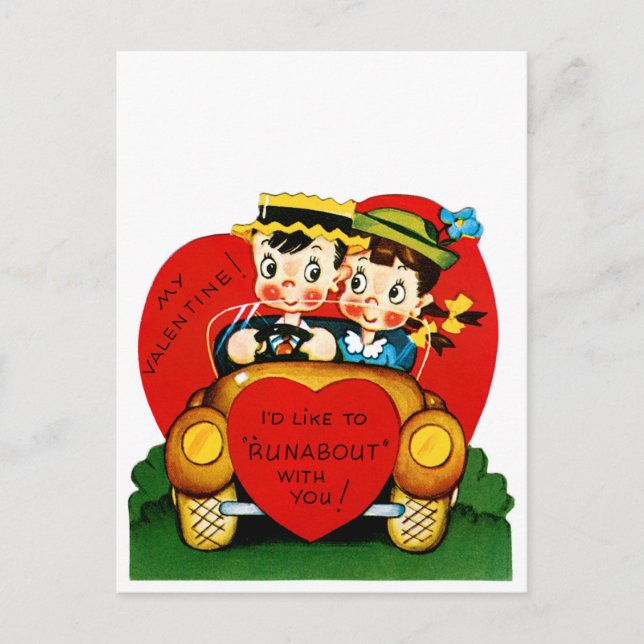 Postal Festiva Valentine Runabout (Anverso)
