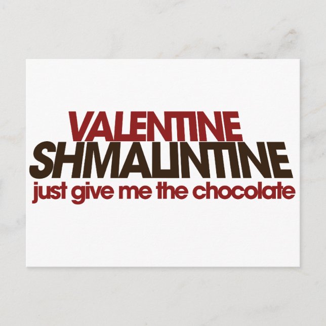 Postal Festiva Valentine Shmalintine (Anverso)