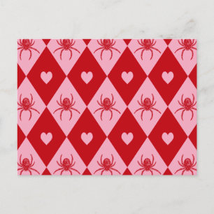 Postal Festiva Valentine Spiders