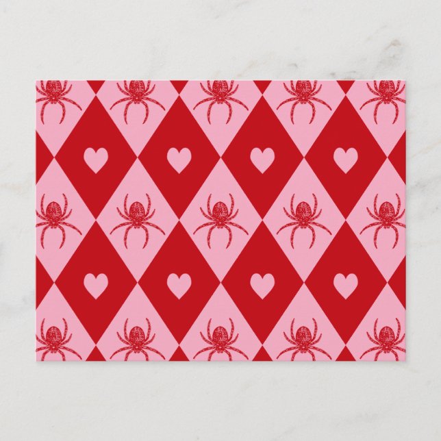 Postal Festiva Valentine Spiders (Anverso)
