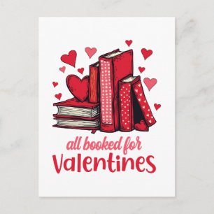 Postal Festiva Valentines All Reservados Para Los Amantes Del Lib