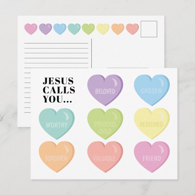 Postal Festiva Valentine's Day Postcard (Anverso / Reverso)