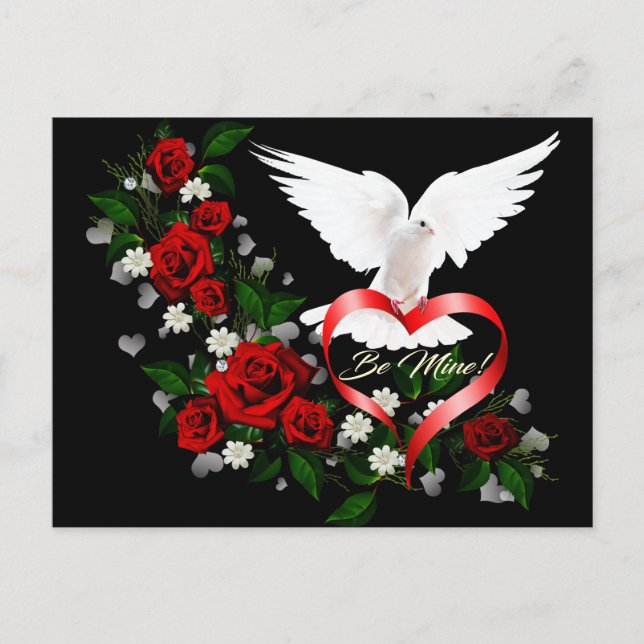 Postal Festiva Valentine's Day Postcard (Anverso)
