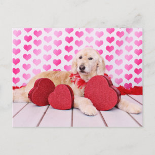 Postal Festiva Valentines - Golden Doodle - Maggie