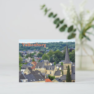 Postal Festiva Valkenburg ciudad medieval en Países Bajos