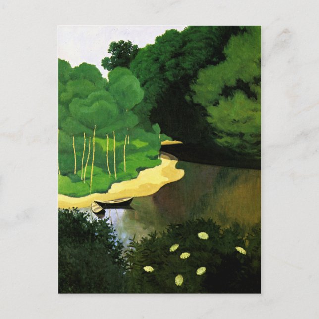 Postal Festiva Vallotton - La Dordoña con Carrenac (Anverso)