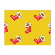 Valores de Navidades rojos sobre amarillo