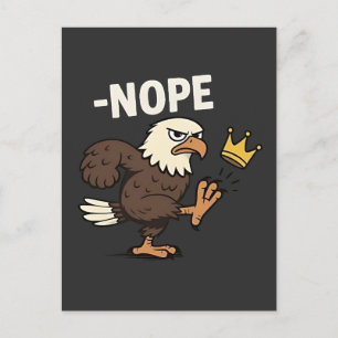 Postal Festiva Vamos TACO Trump 4 de julio amantes del taco