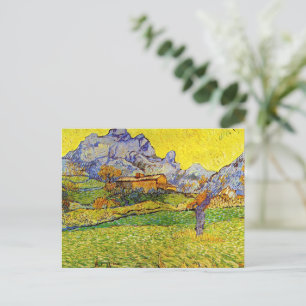 Postal Festiva Van Gogh - Un prado en la montaña,