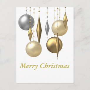 Postal Festiva varios Navidades colgantes bautizables