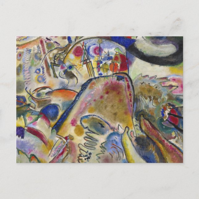 Postal Festiva Vasily Kandinsky - Pequeños placeres (Anverso)