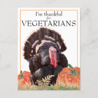 Vegetariano en el Día de Acción de Gracias en Turq