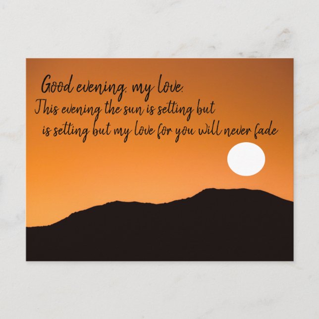 Postal Festiva velada buena (Anverso)