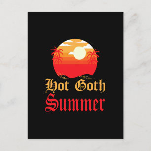 Postal Festiva verano gótico caliente