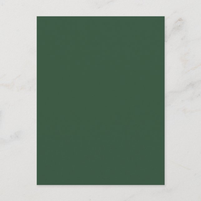 Postal Festiva Verde Pino (Anverso)