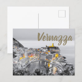 Postal Festiva Vernazza Cinque Terre Liguria Regalo Bella Artes d