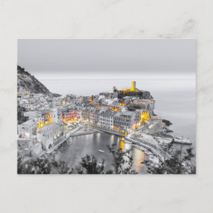 Postal Festiva Vernazza Cinque Terre Liguria Regalo Bella Artes d