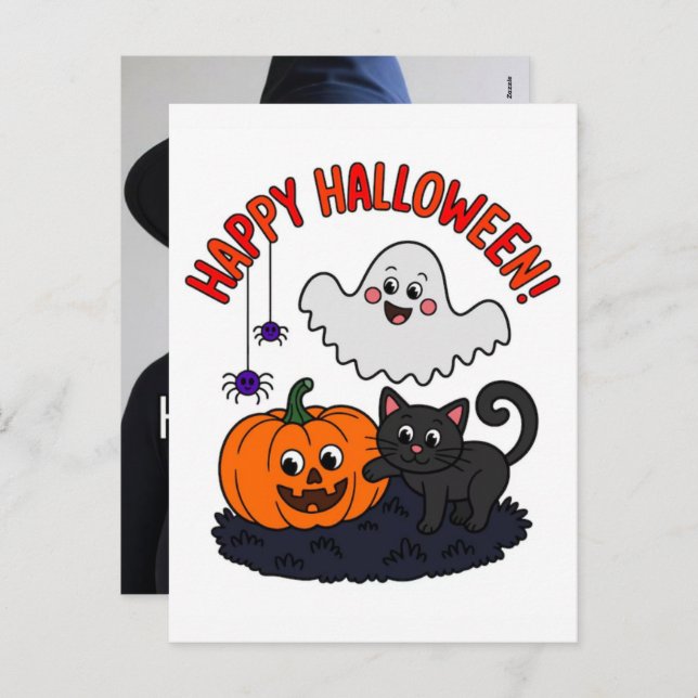 Postal Festiva Veterans Day, Halloween, and Christmas 2025  (Anverso / Reverso)