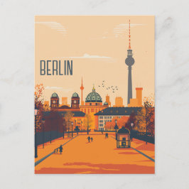 Postal Festiva Viaje a Berlín