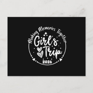 Postal Festiva Viaje de chicas 2026 Fin de semana de chicas linda
