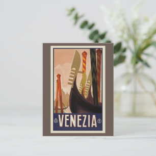 Postal Festiva Viaje de Venecia
