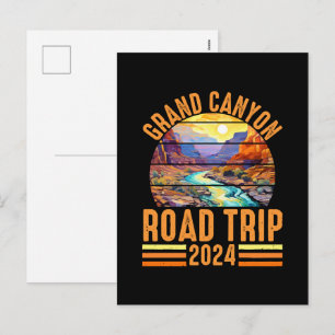 Postal Festiva Viaje en coche por Grand Canyon National Park 2024