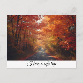 Postal Festiva Viaje Seguro