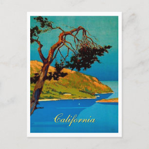 Postal Festiva Viajes costeros de California