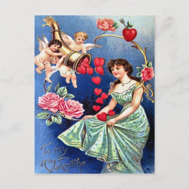 Postal Festiva Victorian Valentine (Anverso)
