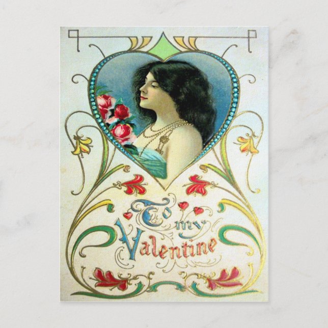Postal Festiva Victorian Valentine (Anverso)