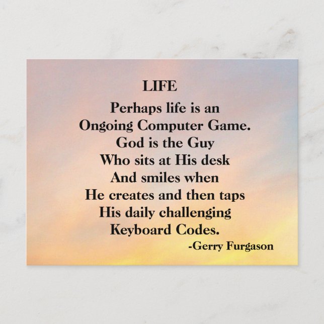 POSTAL FESTIVA VIDA (Anverso)