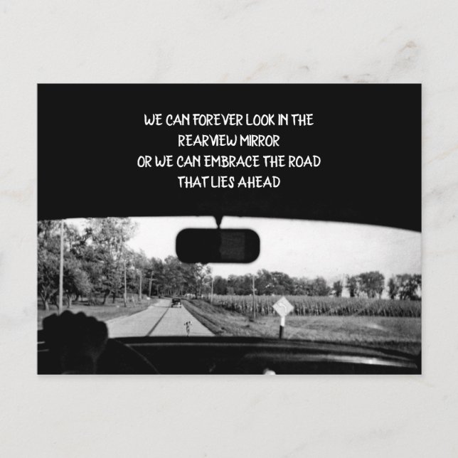 Postal Festiva VIDEO inspirador FOTOGRAFÍA VISTA TRASERA AUTO ESP (Anverso)