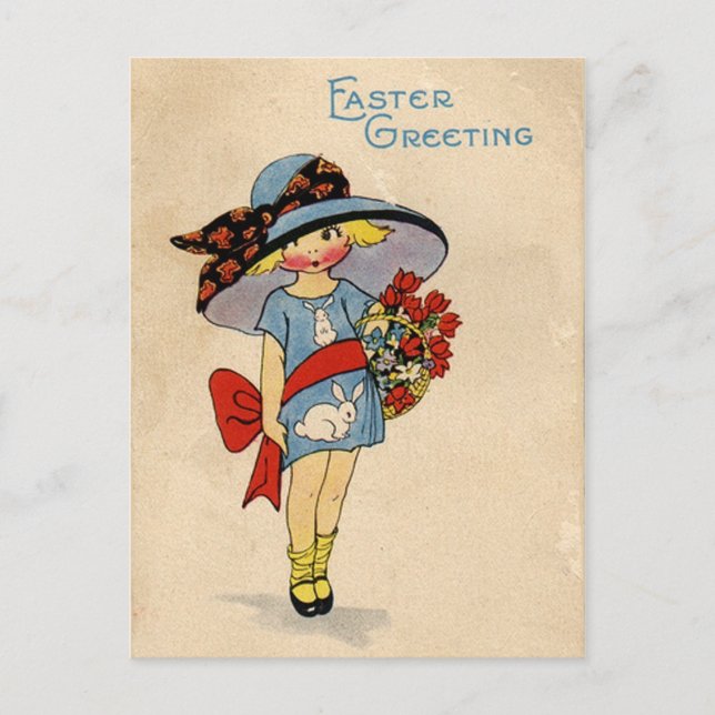 Postal Festiva Vieja Cutie (Anverso)