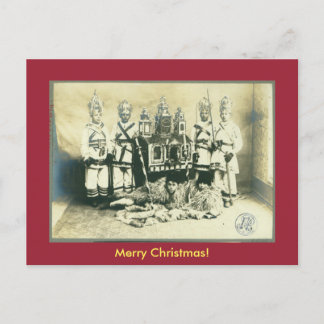 Postal Festiva Vieja tradición de Navidades rumanos