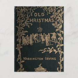 Postal Festiva Viejos Navidades - Washington Irving