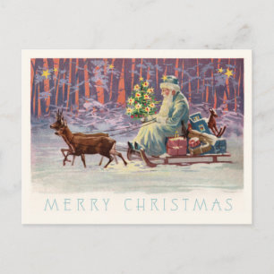 Postal Festiva Viena Woods Santa