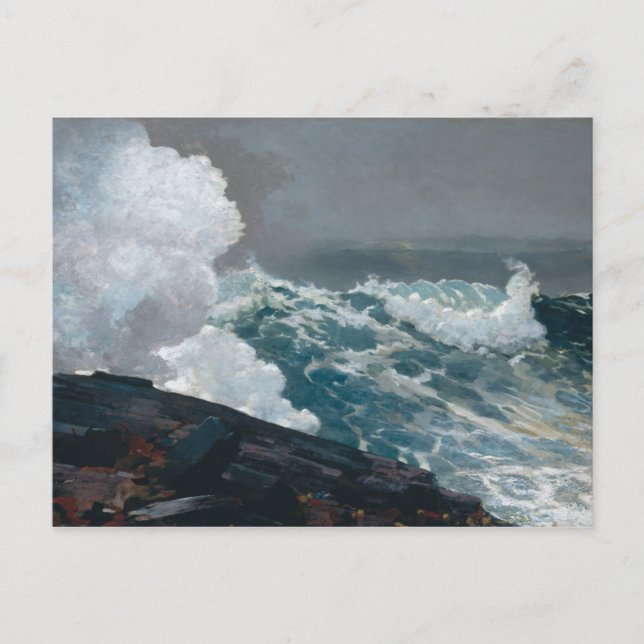 Postal Festiva Viento del norte (Anverso)