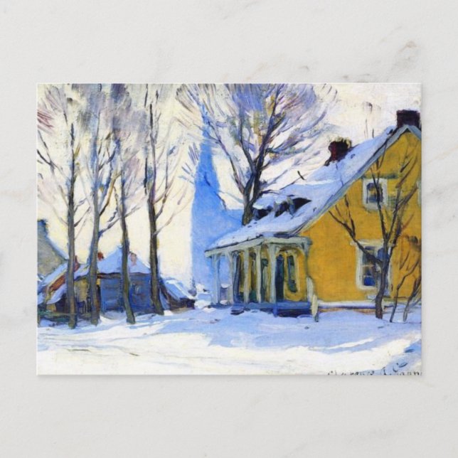 Postal Festiva Villa Canadiense. Día del Gris (Anverso)