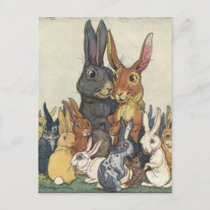 Postal Festiva Viñeta de Pascua