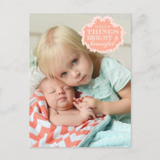 Postal Festiva Vintage Babys 1er Navidades Xmas Photo Postcard