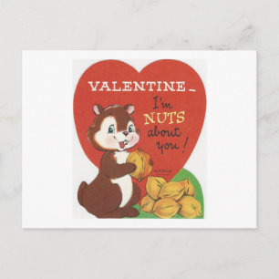 Postal Festiva Vintage Chipmunk Valentine