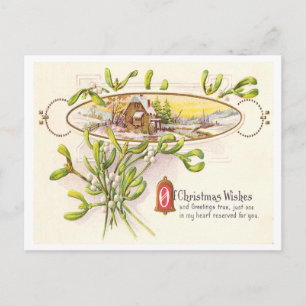 Postal Festiva Vintage Christmas