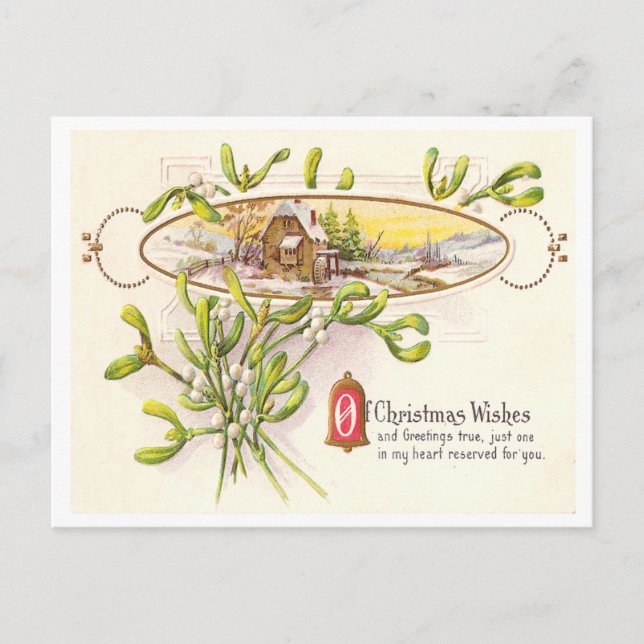 Postal Festiva Vintage Christmas (Anverso)