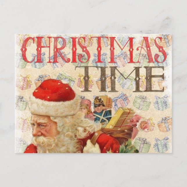 Postal Festiva Vintage Christmas (Anverso)