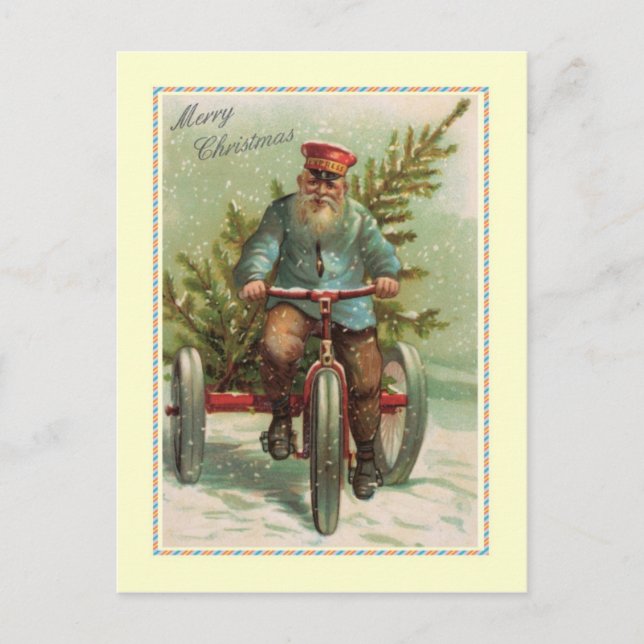 Postal Festiva Vintage Christmas (Anverso)