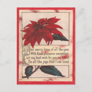 Postal Festiva Vintage Christmas