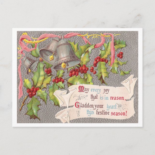 Postal Festiva Vintage Christmas (Anverso)