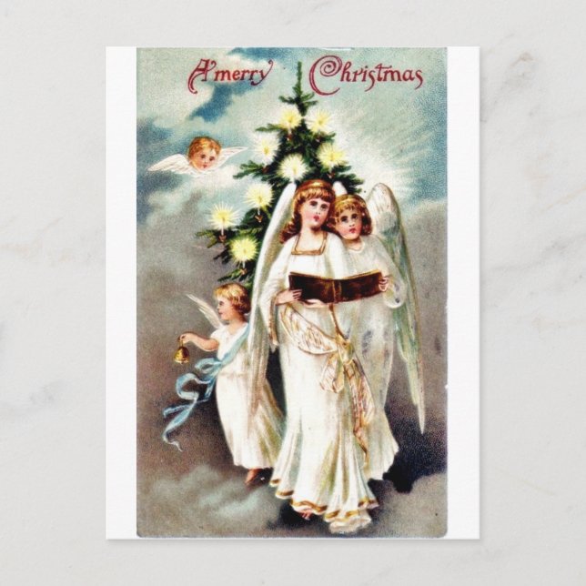 Postal Festiva Vintage Christmas (Anverso)